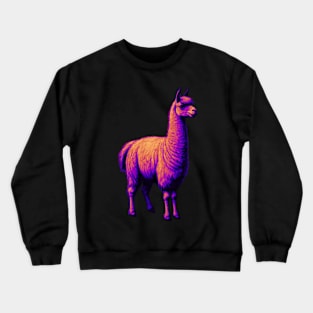 Trippy Llama Crewneck Sweatshirt